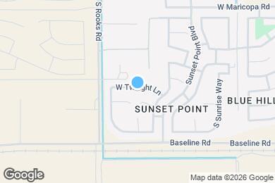 Map image of the property - 25795 W Twilight Ln