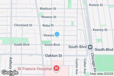 Map image of the property - 822 Seward St