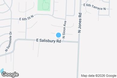 Map image of the property - 19300 E Salisbury Rd