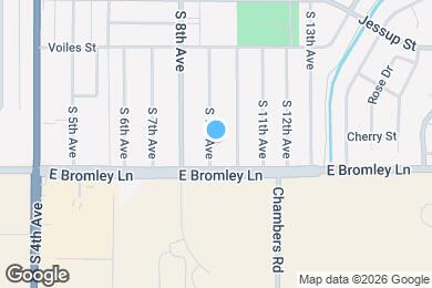 Map image of the property - 856 S 9th Ave