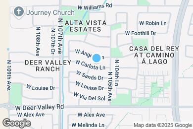 Map image of the property - 10534 W Carlota Ln