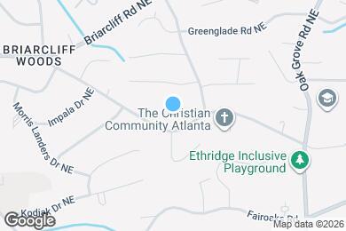 Map image of the property - 1715 Crestline Dr NE