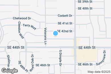 Map image of the property - 4121 SE 43rd St