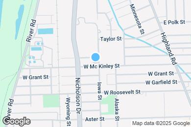 Map image of the property - 2544 Iowa St