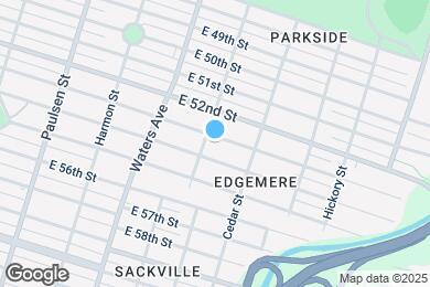 Map image of the property - 1205 E 53rd St