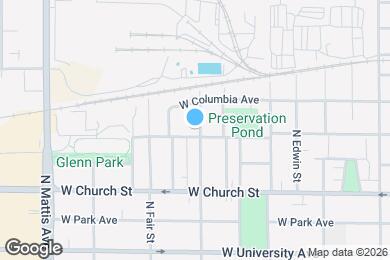 Map image of the property - 1502 W Washington St