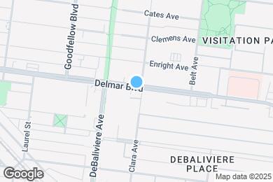 Map image of the property - 629 Clara Ave