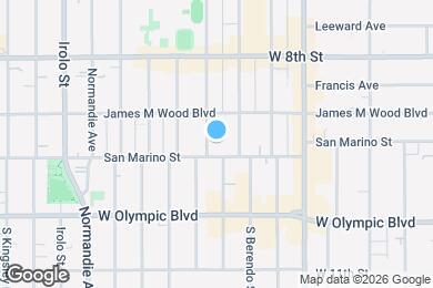 Map image of the property - 924 S Catalina St