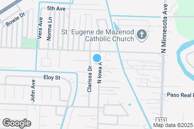 Map image of the property - 985 N Iowa Ave