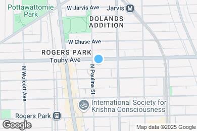 Map image of the property - 1643 W Touhy Ave