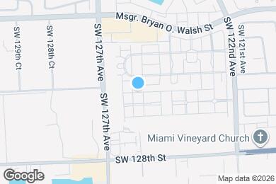 Map image of the property - 12501 SW 124th Ter