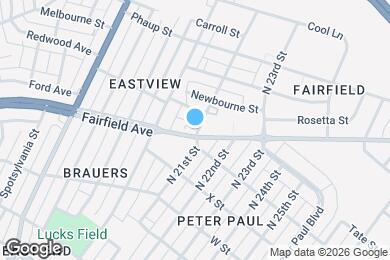 Map image of the property - 2020 Fairfield Ave