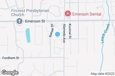 Map image of the property - 1461 Rainier Court