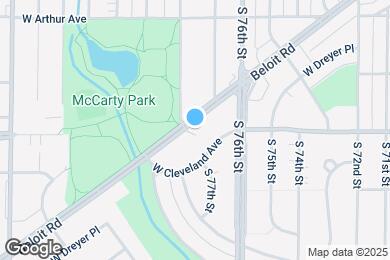 Map image of the property - 7747 W Beloit Rd