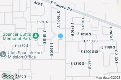 Map image of the property - 1129 S 1660 E