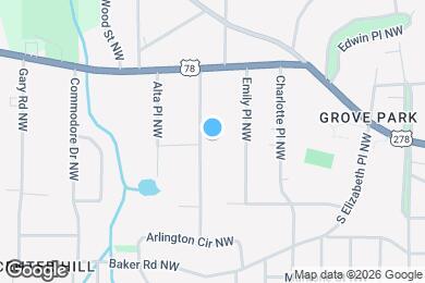 Map image of the property - 24 S Eugenia Pl NW