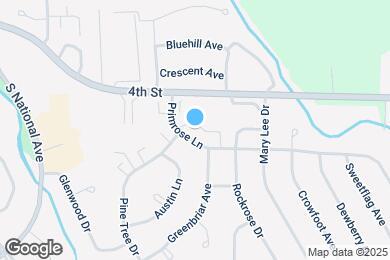 Map image of the property - 1027 Primrose Ln