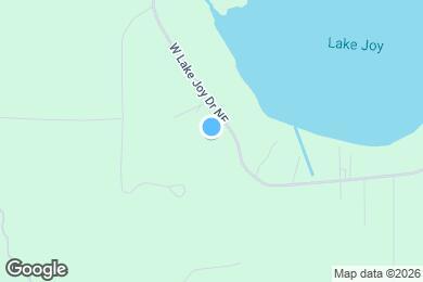 Map image of the property - 10715 W Lake Joy Dr NE