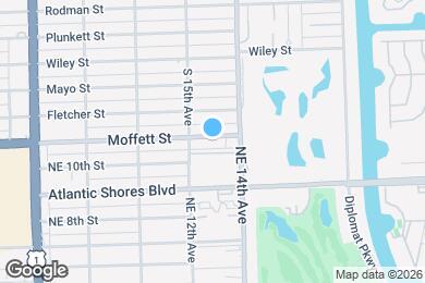 Map image of the property - 1300 Moffett St