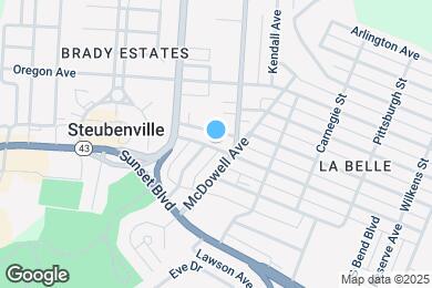 Map image of the property - 1611 Ridge Ave