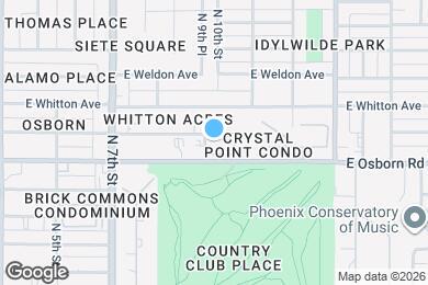 Map image of the property - 1016 E Osborn Rd