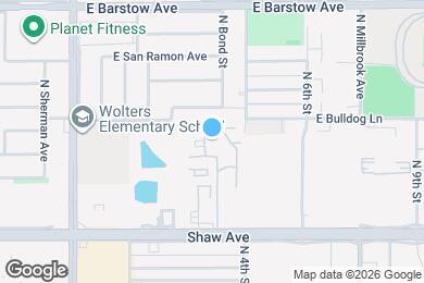 Map image of the property - 1250 E Shaw Ave