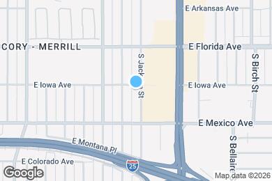 Map image of the property - 1617 S Jackson St