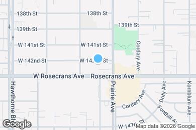 Map image of the property - 4052 W 142nd St