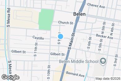 Map image of the property - 855 W Castillo Ave