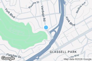 Map image of the property - 3973 Verdugo Rd