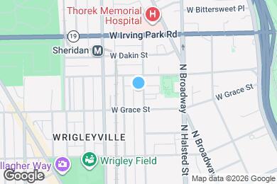 Map image of the property - 3824 N Fremont St