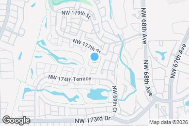 Map image of the property - 6916 NW 174th Ter