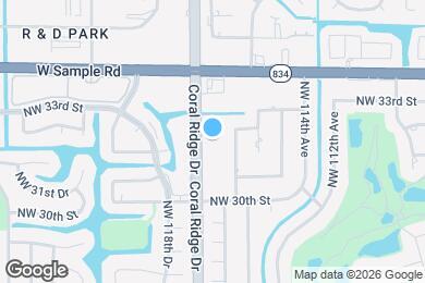 Map image of the property - 3201 Coral Ridge Dr