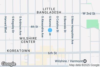 Map image of the property - 455 S Kenmore Ave
