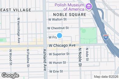 Map image of the property - 1509 W Fry St