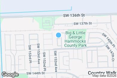 Map image of the property - 13925 SW 151st Ct