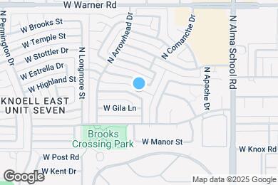 Map image of the property - 1314 W Rockwell Dr
