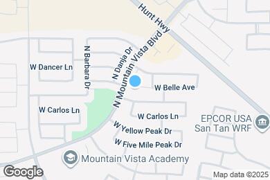 Map image of the property - 3339 W Belle Ave