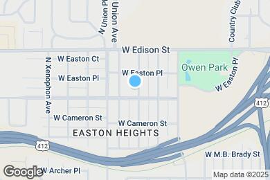 Map image of the property - 512 N Santa Fe Ave