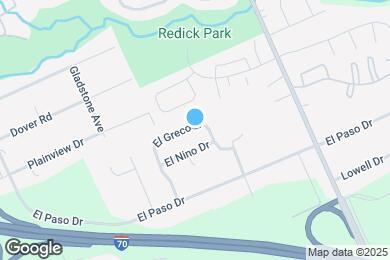 Map image of the property - 3131 El Greco Dr