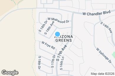 Map image of the property - 16205 S 17th Dr
