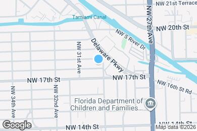 Map image of the property - 3021 NW 18th St