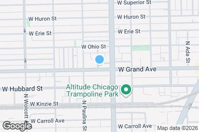 Map image of the property - 1624 W Grand Ave