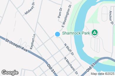 Map image of the property - 533 N Bluff St