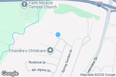 Map image of the property - 200 Dundee Cir