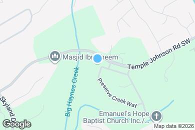 Map image of the property - 1807 Preserve Creek Way