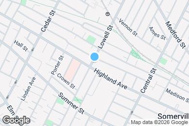 Map image of the property - 189-191 Lowell St.