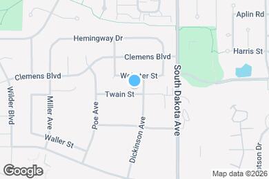 Map image of the property - 4613 Twain St