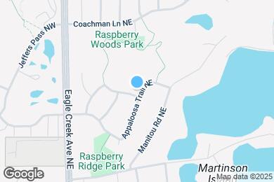 Map image of the property - 4212 Hidden Pond Trail NE