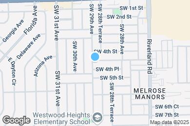 Map image of the property - 2858 SW 4th Ct